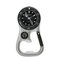 Watch Creations Unisex Carabiner Clip Watch w/ Compass & Bottle Opener